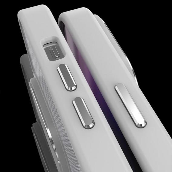 Чохол TPU+PC Carbon with MagSafe для Apple iPhone 15 Pro Max (6.7"), Grey