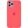 Чохол Silicone Case Full Protective (AA) для Apple iPhone 11 Pro Max (6.5") Рожевий / Flamingo