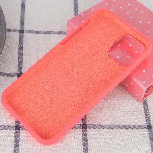 Чохол Silicone Case Full Protective (AA) для Apple iPhone 11 Pro Max (6.5") Рожевий / Flamingo - зображення 2 