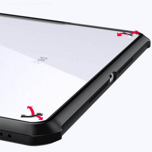 TPU+PC чохол Xundd c посиленими кутами для Apple iPad 10.2" (2019) (2020) (2021) Чорний - зображення 2 
