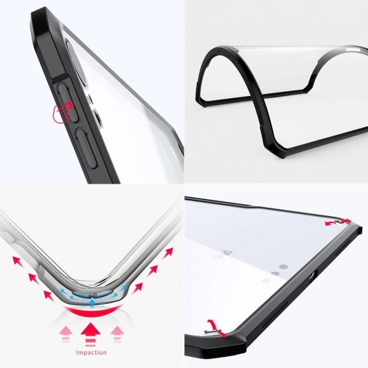 TPU+PC чохол Xundd c посиленими кутами для Apple iPad 10.2" (2019) (2020) (2021) Чорний - зображення 4 