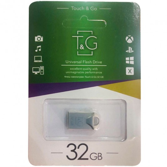 Флеш-драйв USB 3.0 Flash Drive T&G 106 Metal Series 32GB Срібний