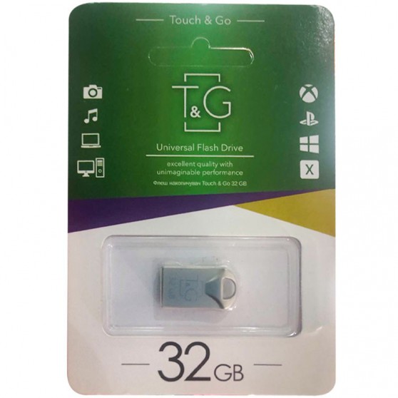 Флеш-драйв USB 3.0 Flash Drive T&G 106 Metal Series 32GB Срібний