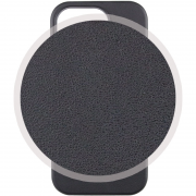 Кожаный чехол Leather Case (AAA) with MagSafe and Animation для Apple iPhone 14 (6.1"), Midnight