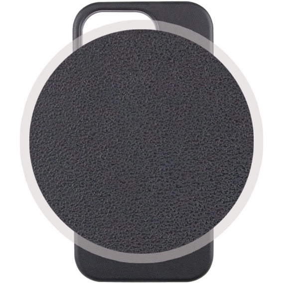 Шкіряний чохол Leather Case (AAA) з MagSafe and Animation для Apple iPhone 14 (6.1"), Midnight