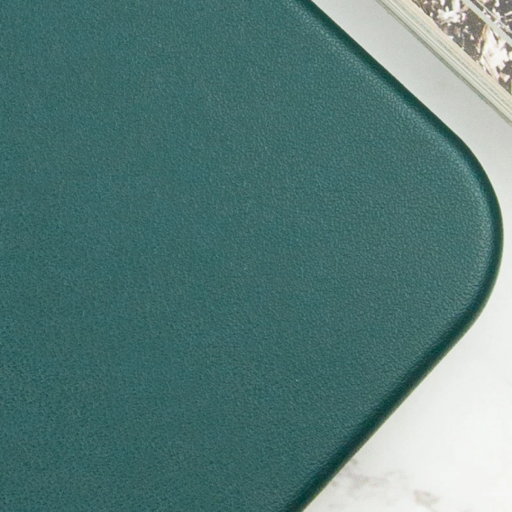 Шкіряний чохол Leather Case (AAA) з MagSafe and Animation для Apple iPhone 14 (6.1"), Forest Green