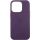 Шкіряний чохол Leather Case (AAA) with MagSafe and Animation для Apple iPhone 15 Pro (6.1") Dark Purple