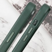 Кожаный чехол Leather Case (AAA) with MagSafe and Animation для Apple iPhone 15 Pro Max (6.7"), Green