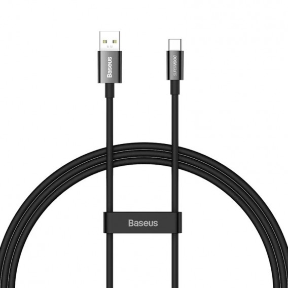 Дата кабель Baseus Superior Series (SUPERVOOC) Fast Charging USB Type-C 65W 1m (CAYS00090), Black