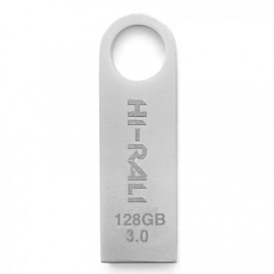 Флеш накопичувач USB 3.0 Hi-Rali Shuttle 128 GB Срібна серія Срібний