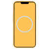 Чохол Silicone case (AAA) full with Magsafe and Animation для Apple iPhone 15 Pro (6.1"), Жовтий / Sunshine