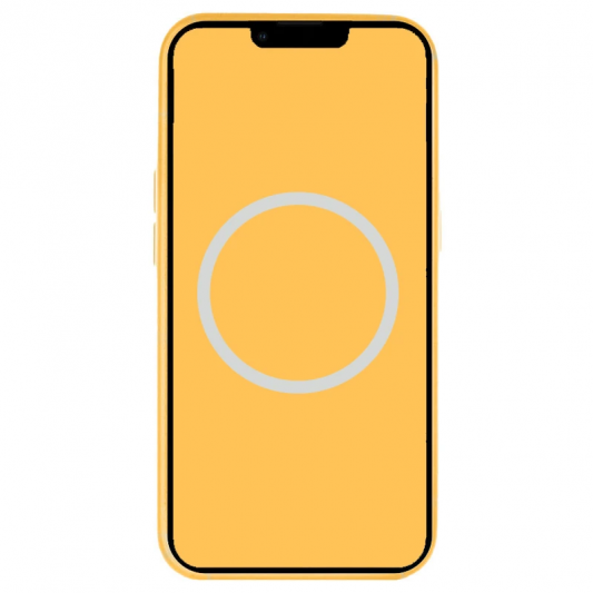 Чохол Silicone case (AAA) with Magsafe and Animation для Apple iPhone 15 Pro (6.1") Жовтий / Sunshine - зображення 2 
