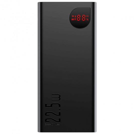 Повер банк Baseus Adaman Digital Display 22.5W 40000mAh (PPAD020101), Black
