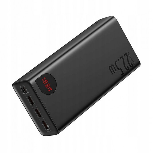 Повер банк Baseus Adaman Digital Display 22.5W 40000mAh (PPAD020101), Black - изображение 1