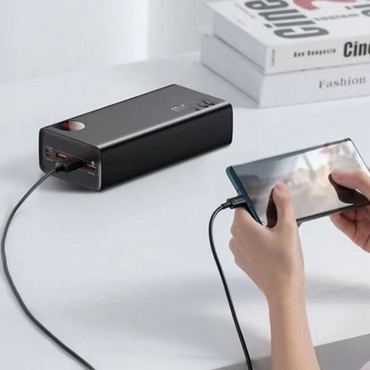 Повер банк Baseus Adaman Digital Display 22.5W 40000mAh (PPAD020101), Black - изображение 7