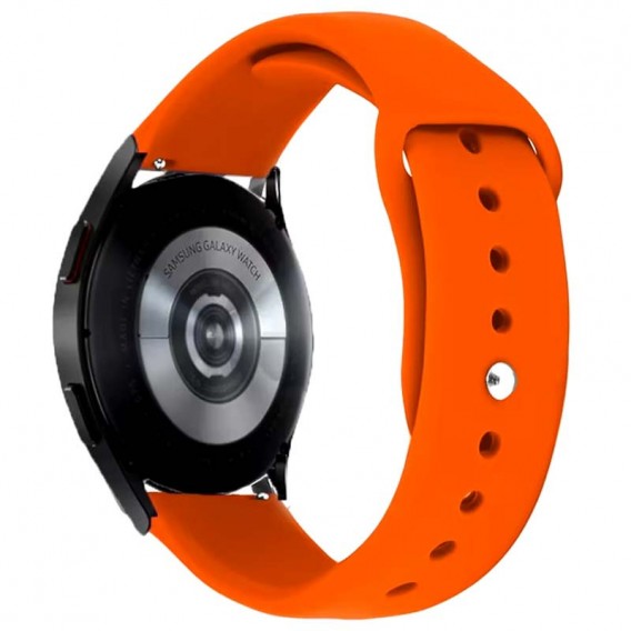 Силіконовий ремінець Sport для Smart Watch 20mm, Помаранчевий / Orange