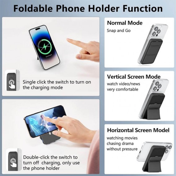 Повербанк JJT-A27-1 PD20W+QC 22.5W з БЗП 10000 mAh, Black