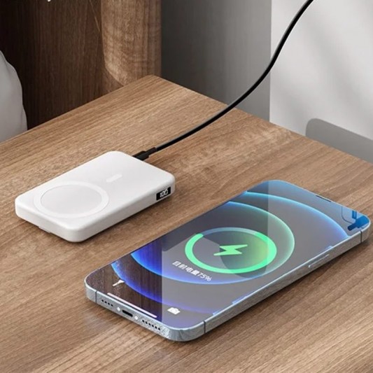 Портативное ЗУ Power Bank JJT-A27-1 PD20W+QC 22.5W с БЗУ 10000 mAh White - изображение 2