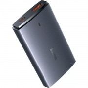 Блок питания Baseus GaN5 Pro Ultra-Slim QC 3.0+PD 65W (1USB-A/1C) + кабель Type-C to Type-C (CCGP15011) Gray