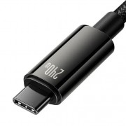 Дата кабель Baseus Tungsten Gold Type-C to Type-C Cable 240W (1m) (CAWJ04000), Black
