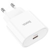 Зарядний пристрій Hoco C94A Metro PD20W (1C), White