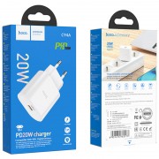 Зарядний пристрій Hoco C94A Metro PD20W (1C), White