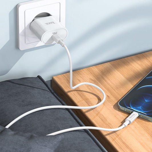 МЗП Hoco C94A Metro PD20W (1USB-C) White - зображення 7 