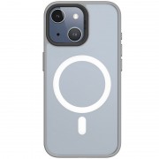 TPU+PC чехол Blueo Skin Friendly Frosted with MagSafe для Apple iPhone 15 (6.1") Серый