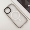 TPU+PC чехол Blueo Skin Friendly Frosted with MagSafe для Apple iPhone 15 (6.1"), Серый