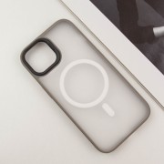 TPU+PC чехол Blueo Skin Friendly Frosted with MagSafe для Apple iPhone 15 (6.1"), Серый