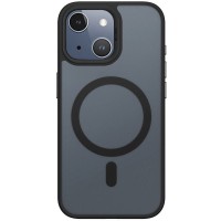 TPU+PC чохол Blueo Skin Friendly Frosted with MagSafe для Apple iPhone 14 / 13 (6.1") Чорний