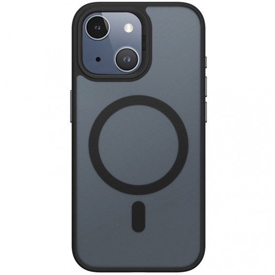 TPU+PC чехол Blueo Skin Friendly Frosted with MagSafe для Apple iPhone 14 / 13 (6.1") Черный