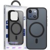 TPU+PC чехол Blueo Skin Friendly Frosted with MagSafe для Apple iPhone 14 / 13 (6.1"), Черный