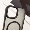 TPU+PC чехол Blueo Skin Friendly Frosted with MagSafe для Apple iPhone 14 / 13 (6.1"), Черный