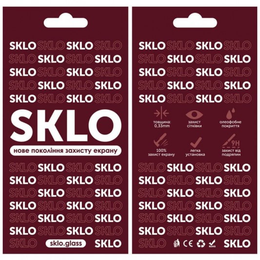 Захисне скло SKLO 3D для Realme C53/C51/Note 50/C61 4G/C63 4G, Чорний - зображення 3 