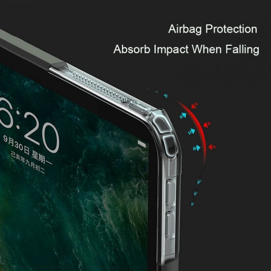 TPU+PC чехол Xundd c усиленными углами для Apple iPad Pro 13" (2024) Черный - изображение 6
