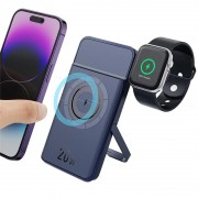 Повер банк JJT-MP01 2in1 20W с БЗУ+iWatch 10000 mAh, Blue