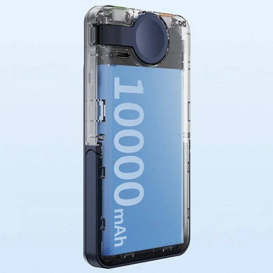 Портативное ЗУ Power Bank JJT-MP01 2in1 20W с БЗУ+iWatch 10000 mAh Blue - изображение 6