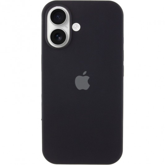 Чехол Silicone Case Full Protective (AA) для Apple iPhone 16 (6.1") Черный / Black