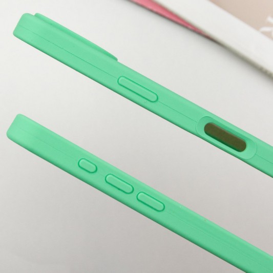 Чехол Silicone Case Full Protective (AA) для Apple iPhone 16 Plus (6.7") Зеленый / Spearmint - изображение 3