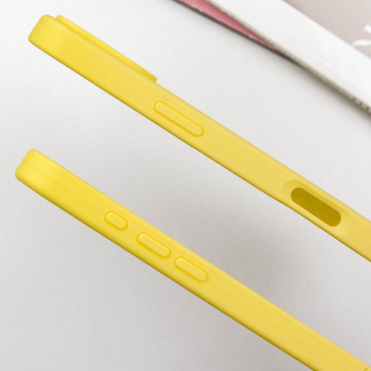 Чехол Silicone Case Full Protective (AA) для Apple iPhone 16 Plus (6.7") Желтый / Yellow - изображение 3