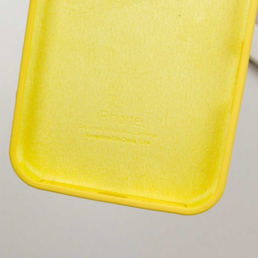 Чехол Silicone Case Full Protective (AA) для Apple iPhone 16 Plus (6.7") Желтый / Yellow - изображение 7