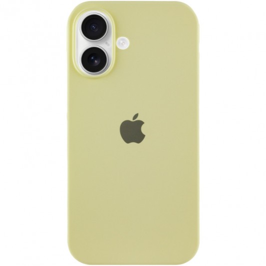Чохол Silicone Case Full Protective (AA) для Apple iPhone 16 Plus (6.7") Жовтий / Mellow Yellow