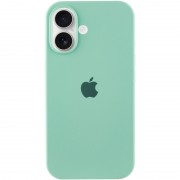 Чехол Silicone Case Full Protective (AA) для Apple iPhone 16 Plus (6.7") Бирюзовый / Turquoise