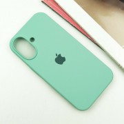 Чехол Silicone Case Full Protective (AA) для Apple iPhone 16 Plus (6.7"), Бирюзовый / Turquoise