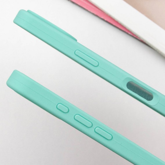 Чехол Silicone Case Full Protective (AA) для Apple iPhone 16 Plus (6.7"), Бирюзовый / Marine Green