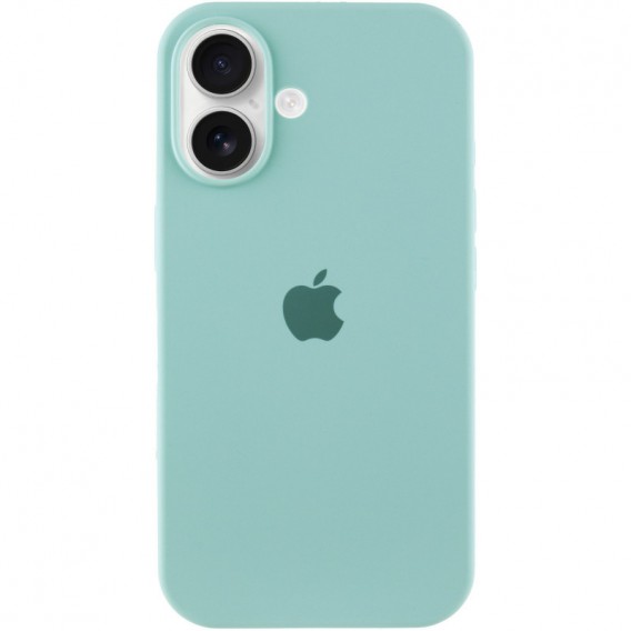 Чохол Silicone Case Full Protective (AA) для Apple iPhone 16 Plus (6.7"), Бірюзовий / Beryl