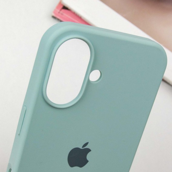Чохол Silicone Case Full Protective (AA) для Apple iPhone 16 Plus (6.7"), Бірюзовий / Beryl