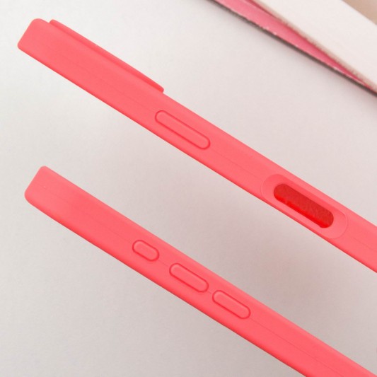 Чехол Silicone Case Full Protective (AA) для Apple iPhone 16 Plus (6.7") Арбузный / Watermelon red - изображение 3