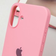 Чехол Silicone Case Full Protective (AA) для Apple iPhone 16 Plus (6.7"), Розовый / Light pink